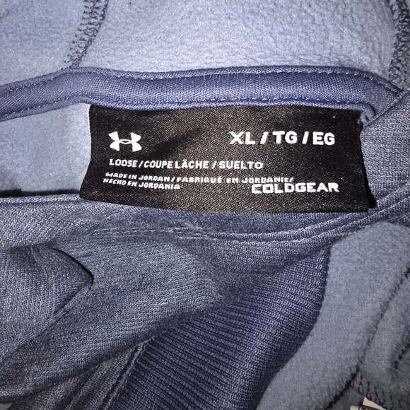 Under Armour Cold Gear Hoodie Womens Xl Long Sleeve Mock Neck Sweater Outdoor - Picture 3 of 6